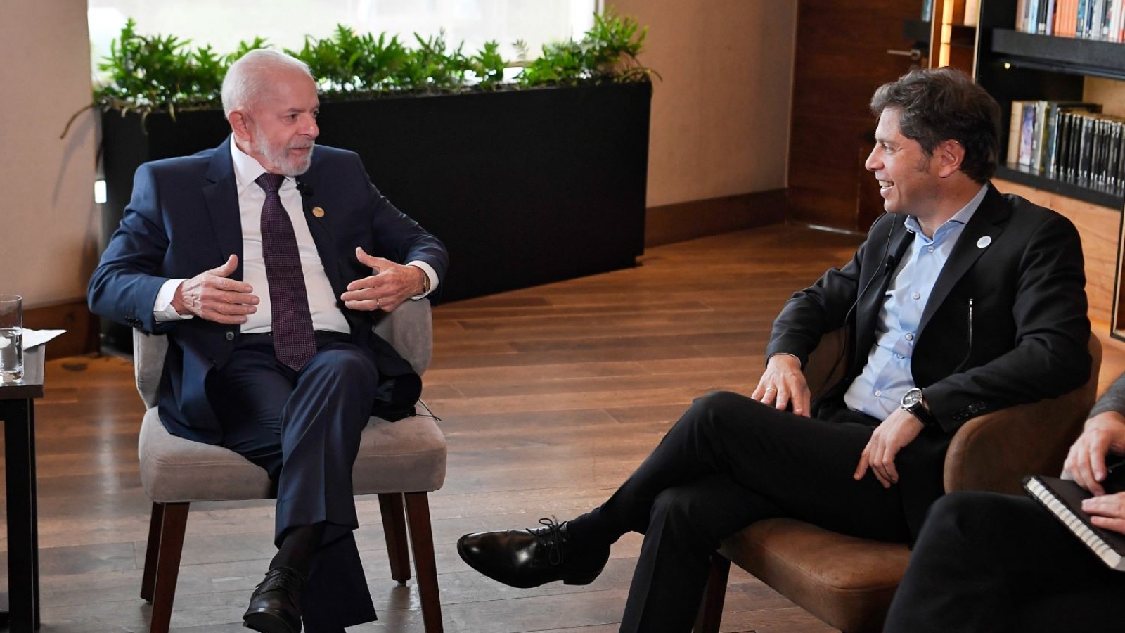 Axel Kicillof se reunió con el presidente de Brasil Lula da Silva